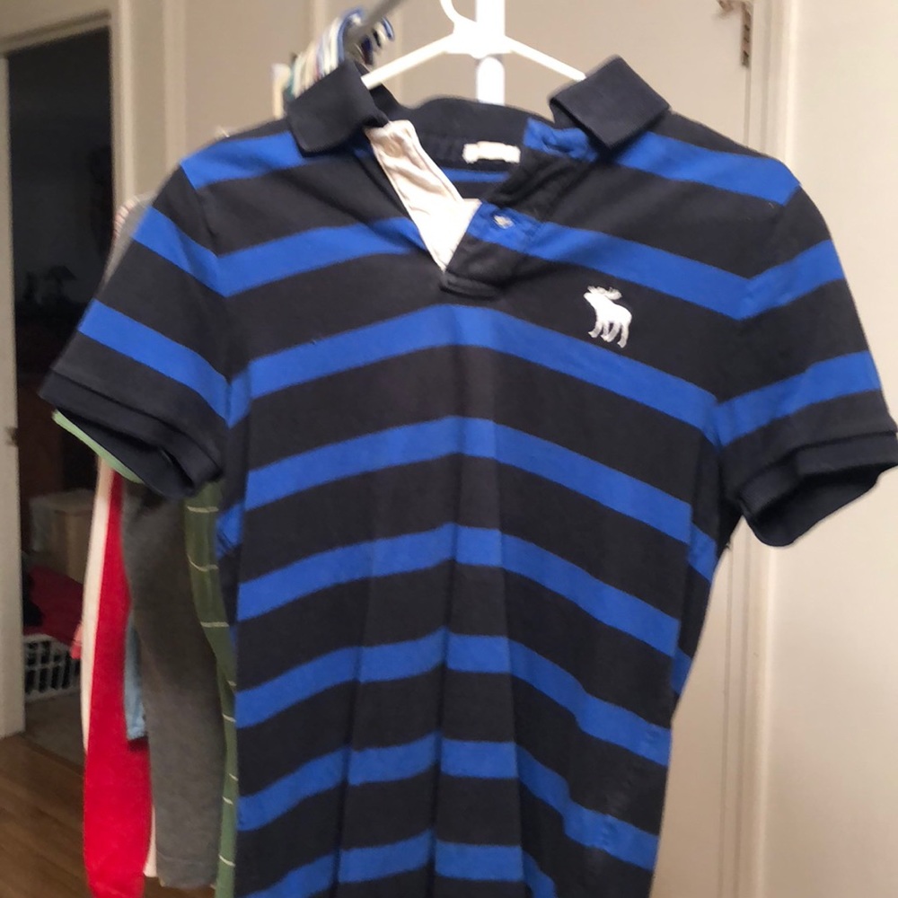Royal and navy blue Abercrombie polo